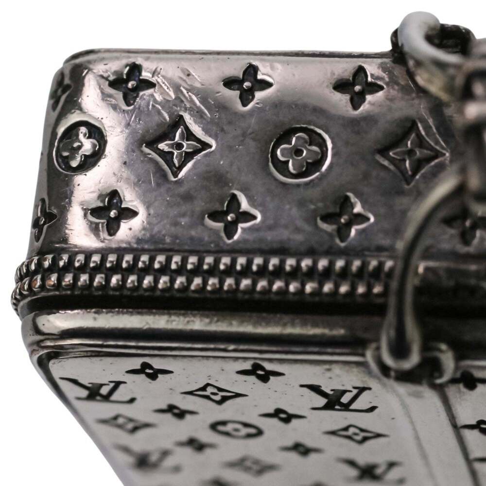 LOUIS VUITTON The Sirius Travel Monogram Bag Charm Key Ring M62717 Silver Col... - Picture 16 of 16